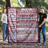 To My Girlfriend - From Boyfriend - B200 - Premium Blanket