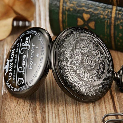 To My Son - Vintage Pendant Pocket Watch