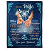 To My Wife - Husband A311 - Premium Blanket