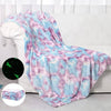 Glow in The Dark Throw Blanket - B105 - Premium Blanket