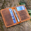 To My Son From Mom - Leather Bifold Wallet