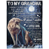 To My Grandma - From Granddaughter - A371 - Premium Blanket