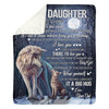 To My Daughter - From Dad - A323 - Premium Blanket