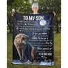 To My Son - From Dad - A323 - Premium Blanket