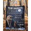 To My Daughter - From Mom - Wolfblanket - A323 - Premium Blanket