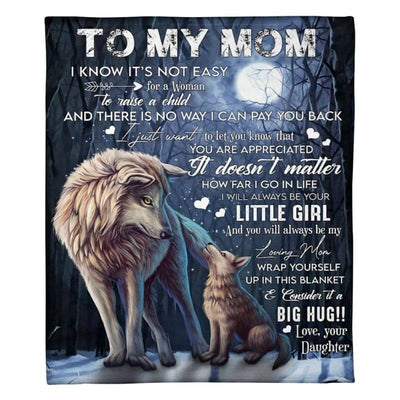 To My Mom - From Daughter  - A371 - Premium Blanket