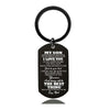 Never Forget How Much I Love You - Inspirational Keychain - A910