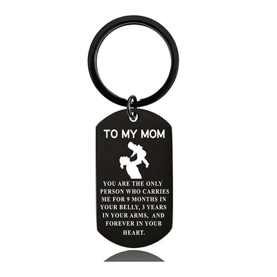 To My Mom - You Are The Only Person - Inspirational Keychain - A917