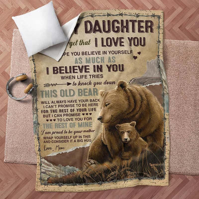 To My Daughter - From Mom - A932 - Premium Blanket